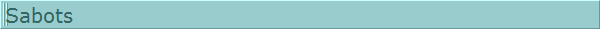 Sabots